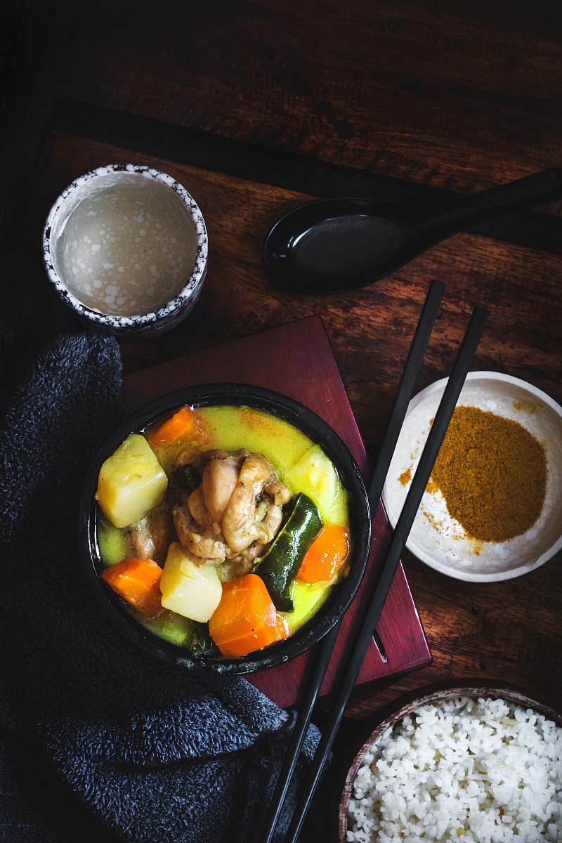 quezon city chicken curry with spices dish philippines